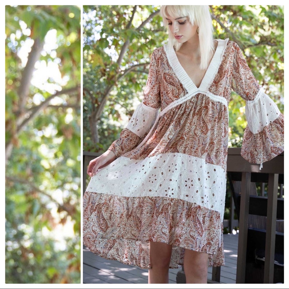 Take me to the Country Paisley Printed Dress - Picture 8 of 10